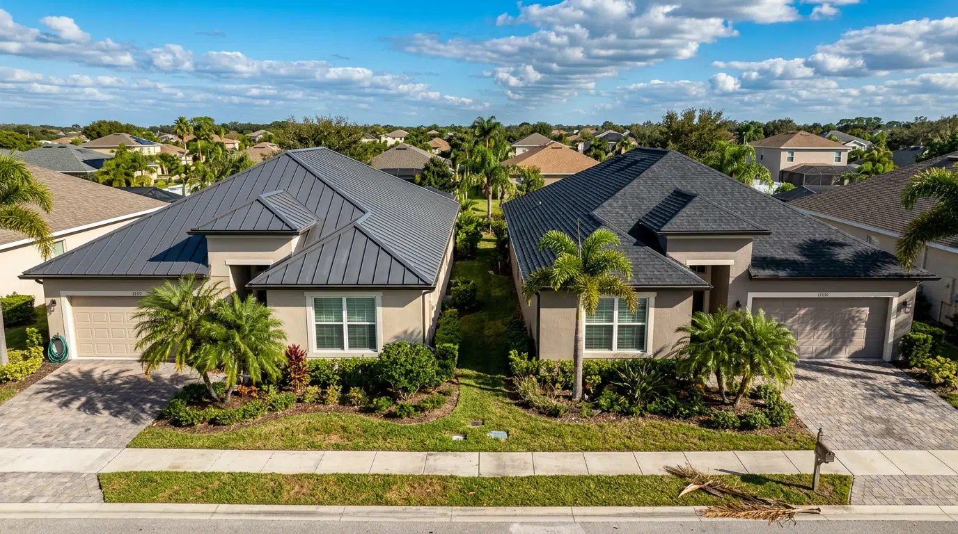 Metal Roof vs. Shingle Roof: Which Is Right for Your Florida Home?
